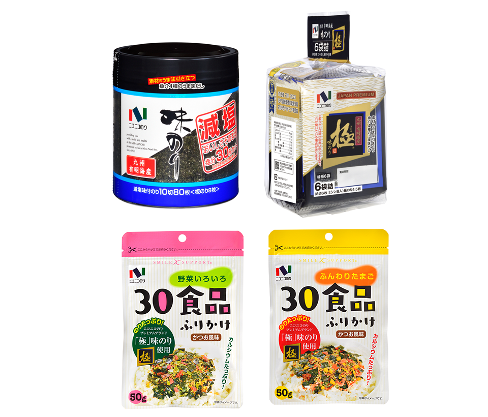味のり、30品目ふりかけの写真